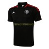 Manchester United Trainings Poloshirt 2022-23 Schwarz Rot Schwarz Für Herren